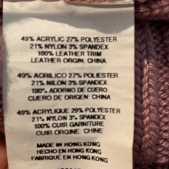 New dusty mauve tweed zip up sweater w/pleater & matching scarf-smoke free home - Picture 9 of 11